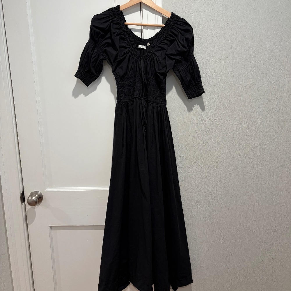 Doen ischia dress - black